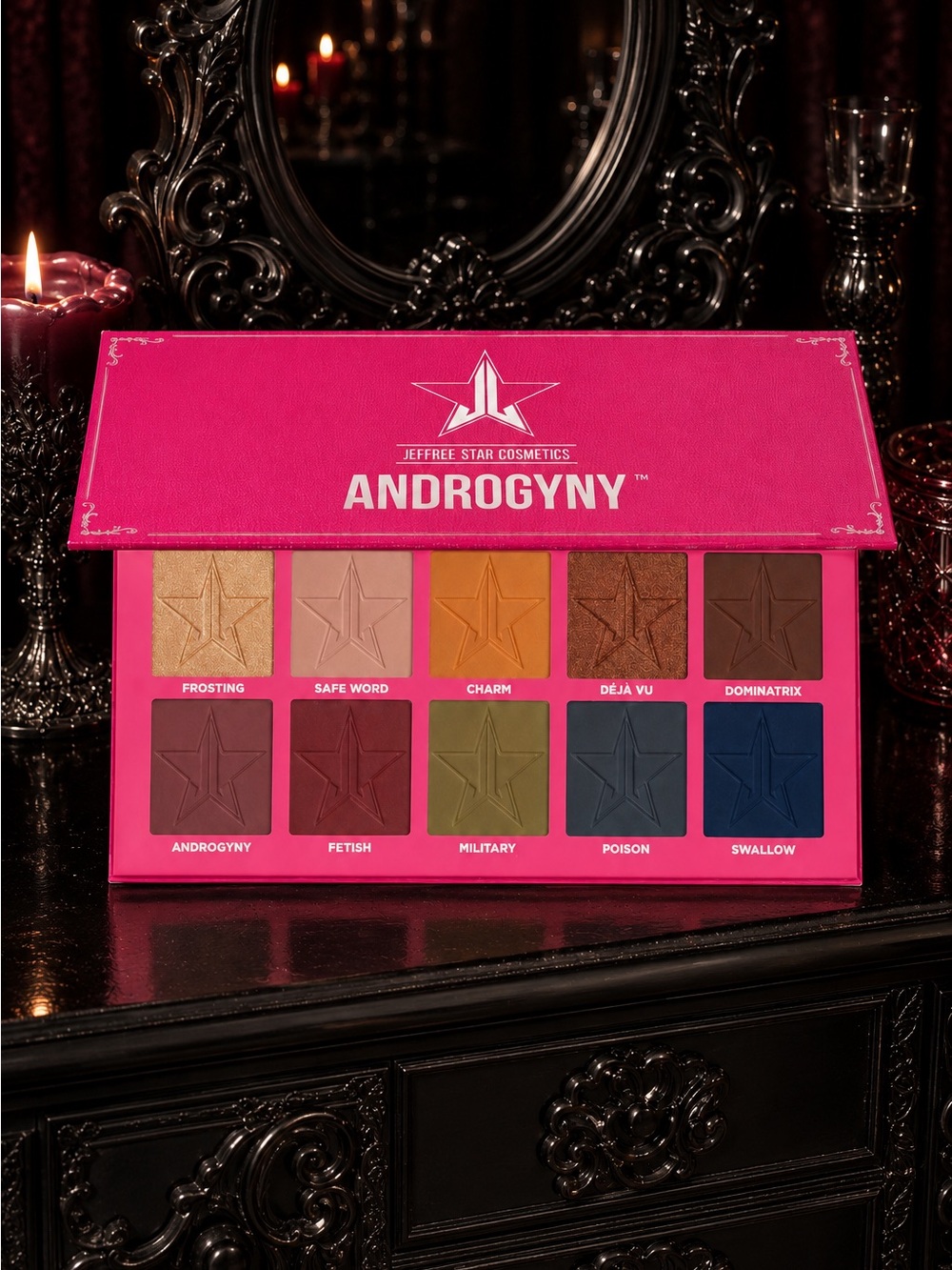 Jeffree Star Androgyny Eyeshadow Palette 10 Shades NWT Retired